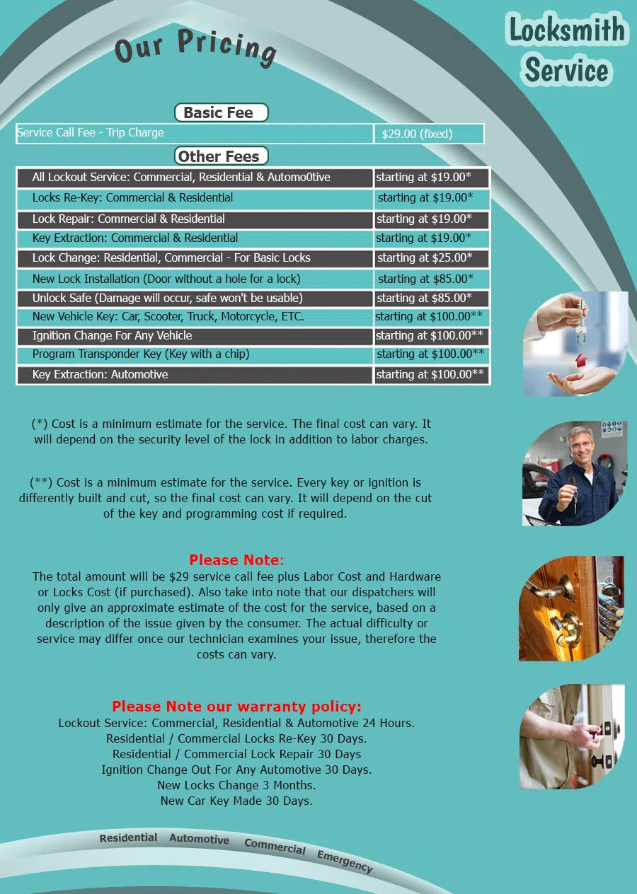 Father Son Locksmith Shop San Marino, CA 626-264-9933